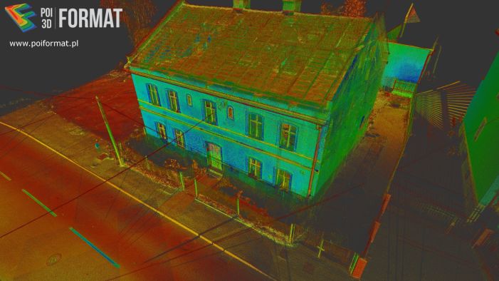 Architectural and construction inventory based on laser scanning