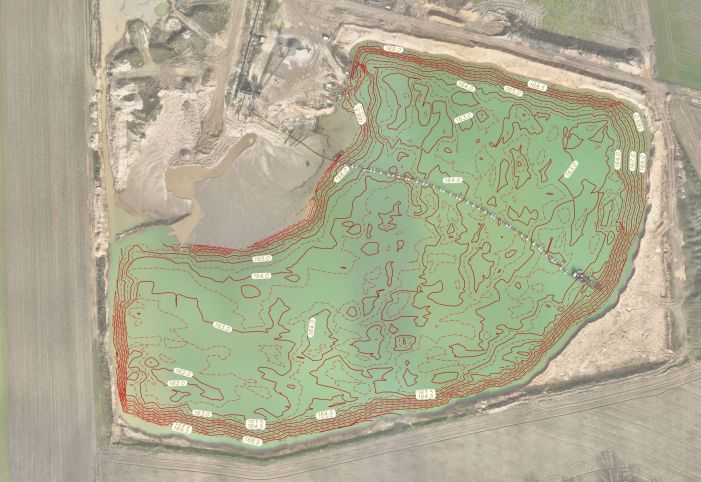 Bathymetry for mines