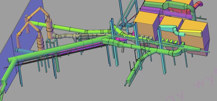 3D modeling for the purpose of reconstruction of installations